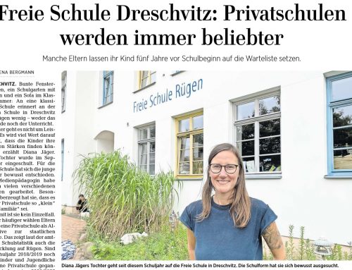 Freie Schule Rügen: Privatschulen werden immer beliebter